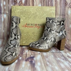 American rag snake skin boots
